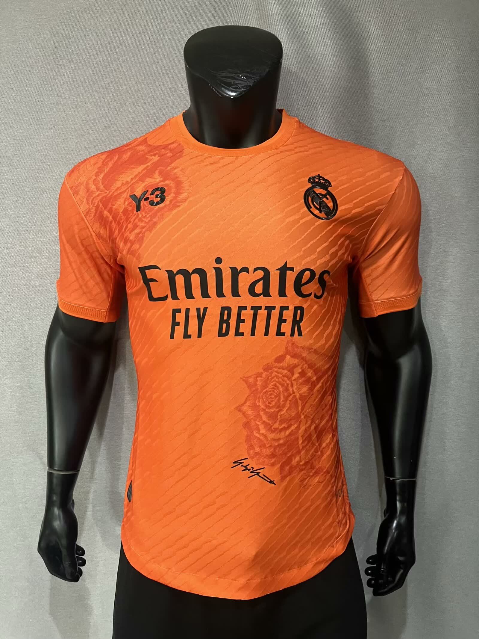 24/25 Real Madrid Orange Y3 Co branded Player Edition