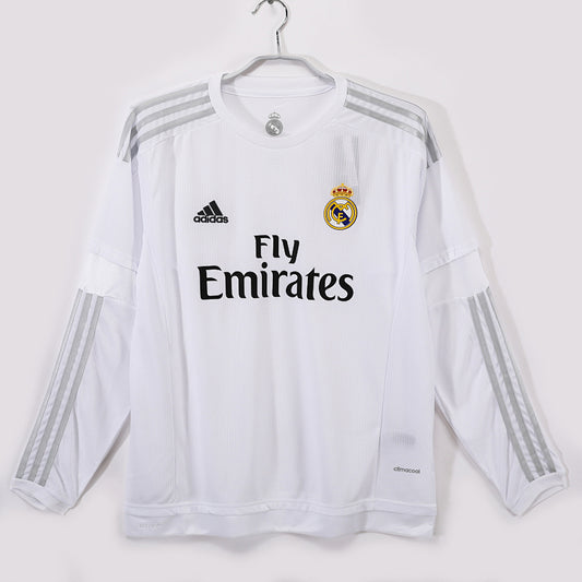 Retro 2015/16 Real Madrid home long-sleeved shirt S-XXL6