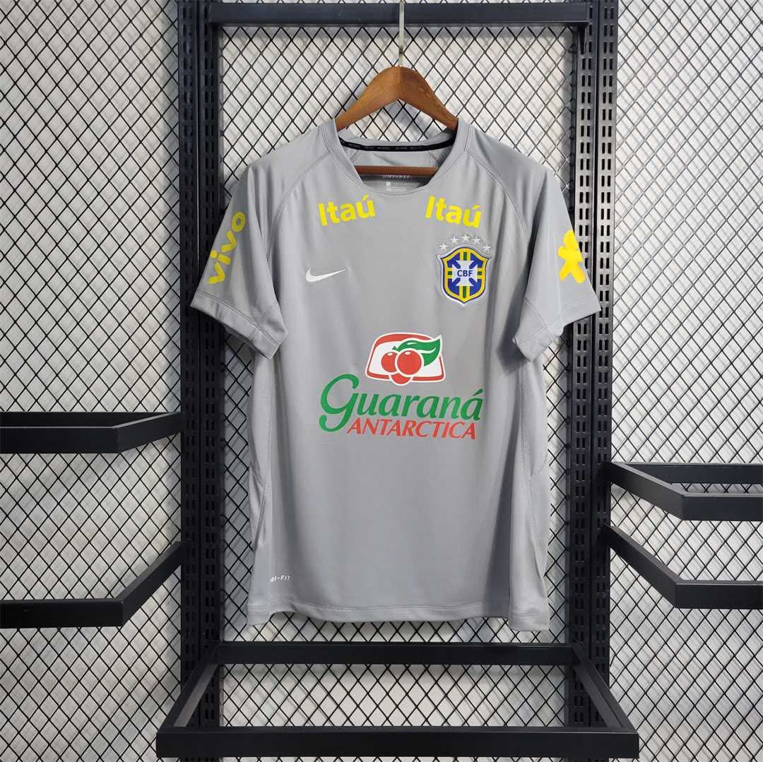 2022 Brazil grey training Shirt