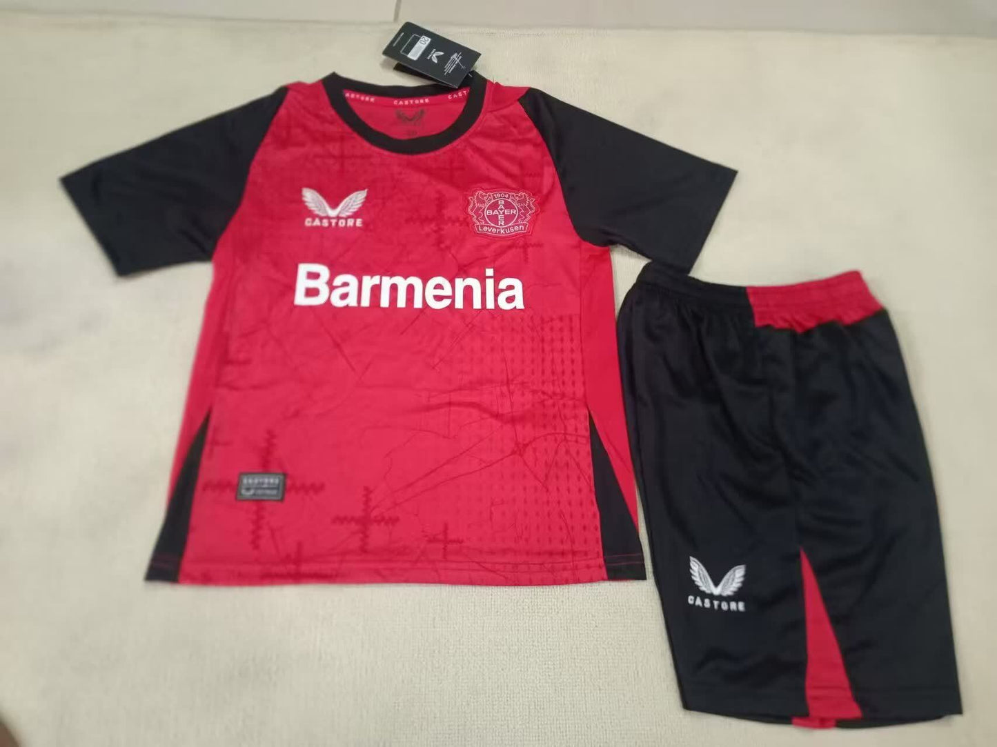24/25 Kids Leverkusen Home Size: 16-28