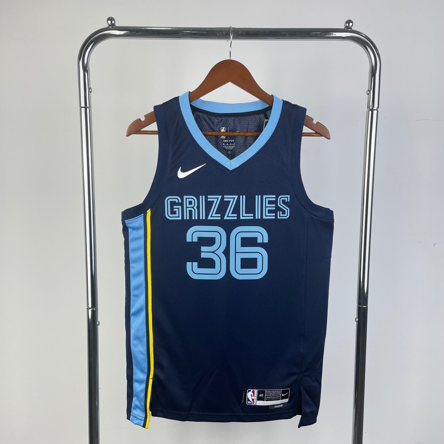 23 Season Grizzlies Away Navy No.36 Smart