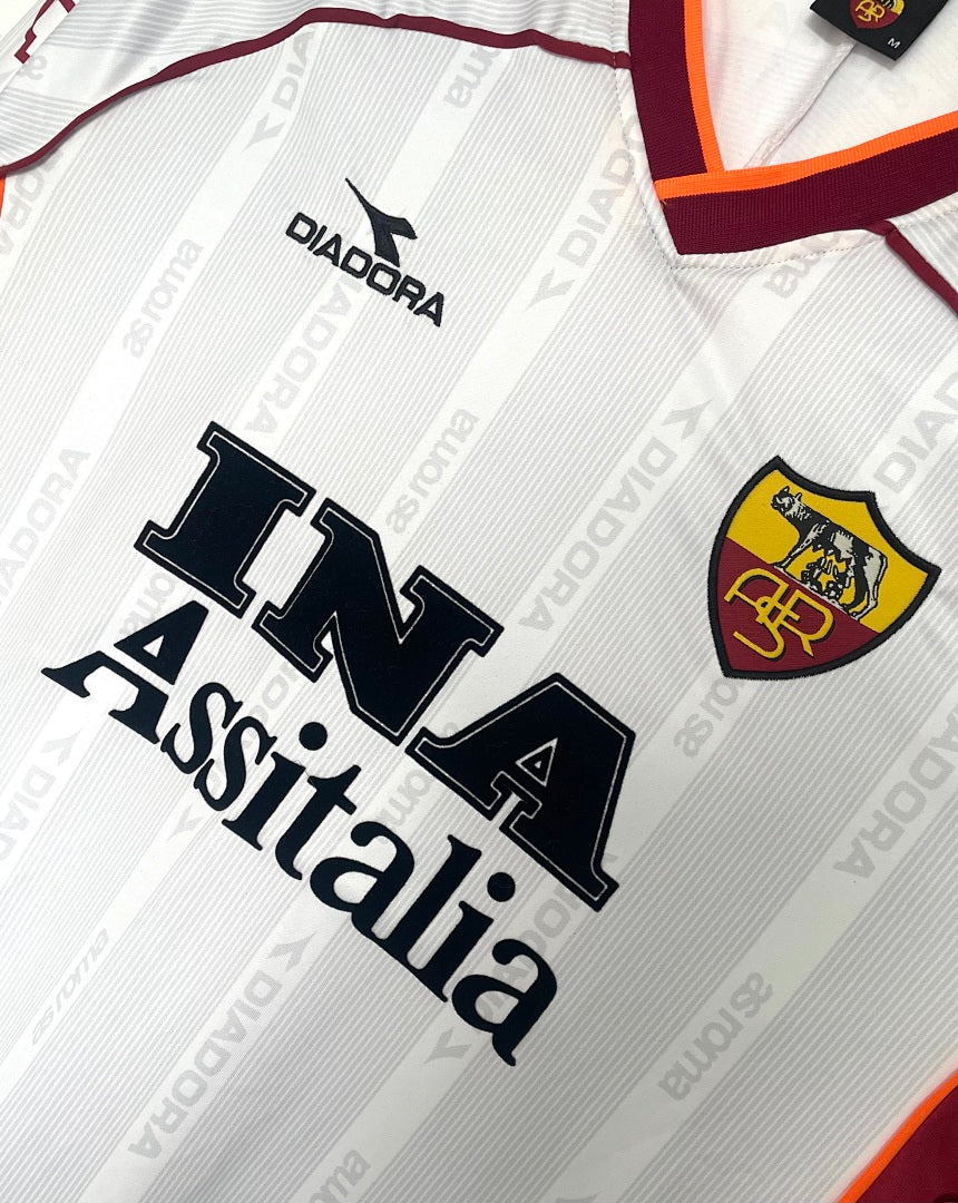 Retro 1999/00 Roma away long sleeved Yupoo Soccer Jerseys S-XXL5