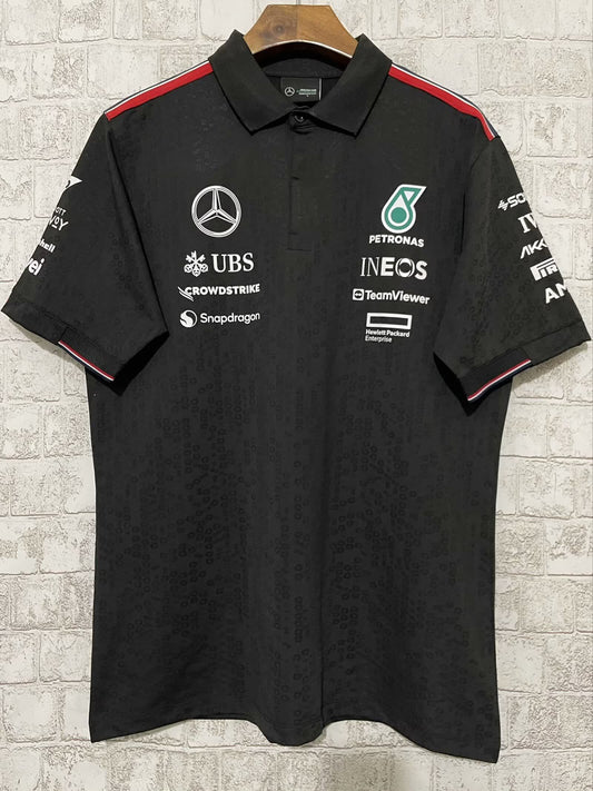 F1 2024 Black Mercedes AMG Petronas Leading S-5 XL
