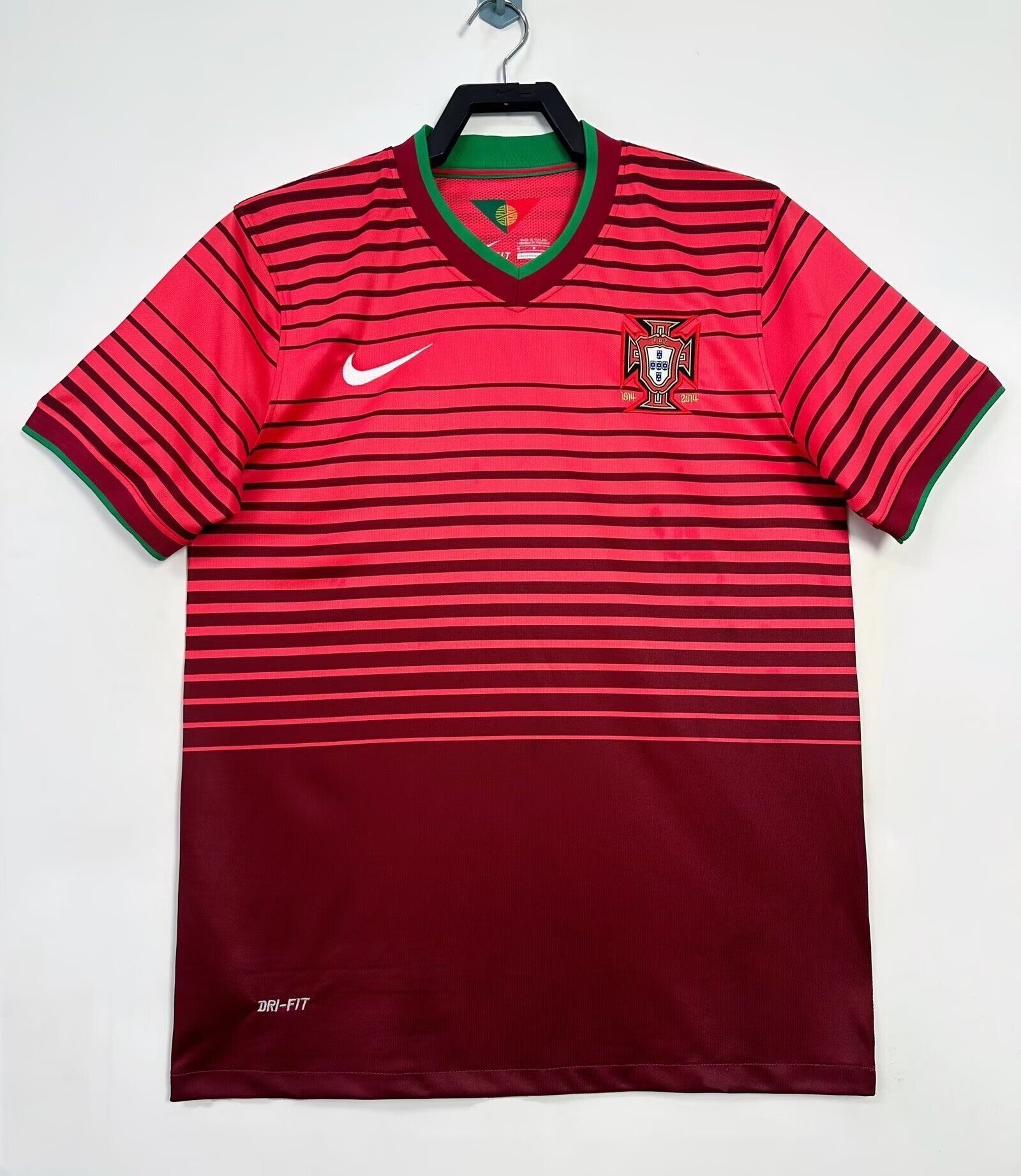 2014 Portugal home red retro football jersey S-XXL