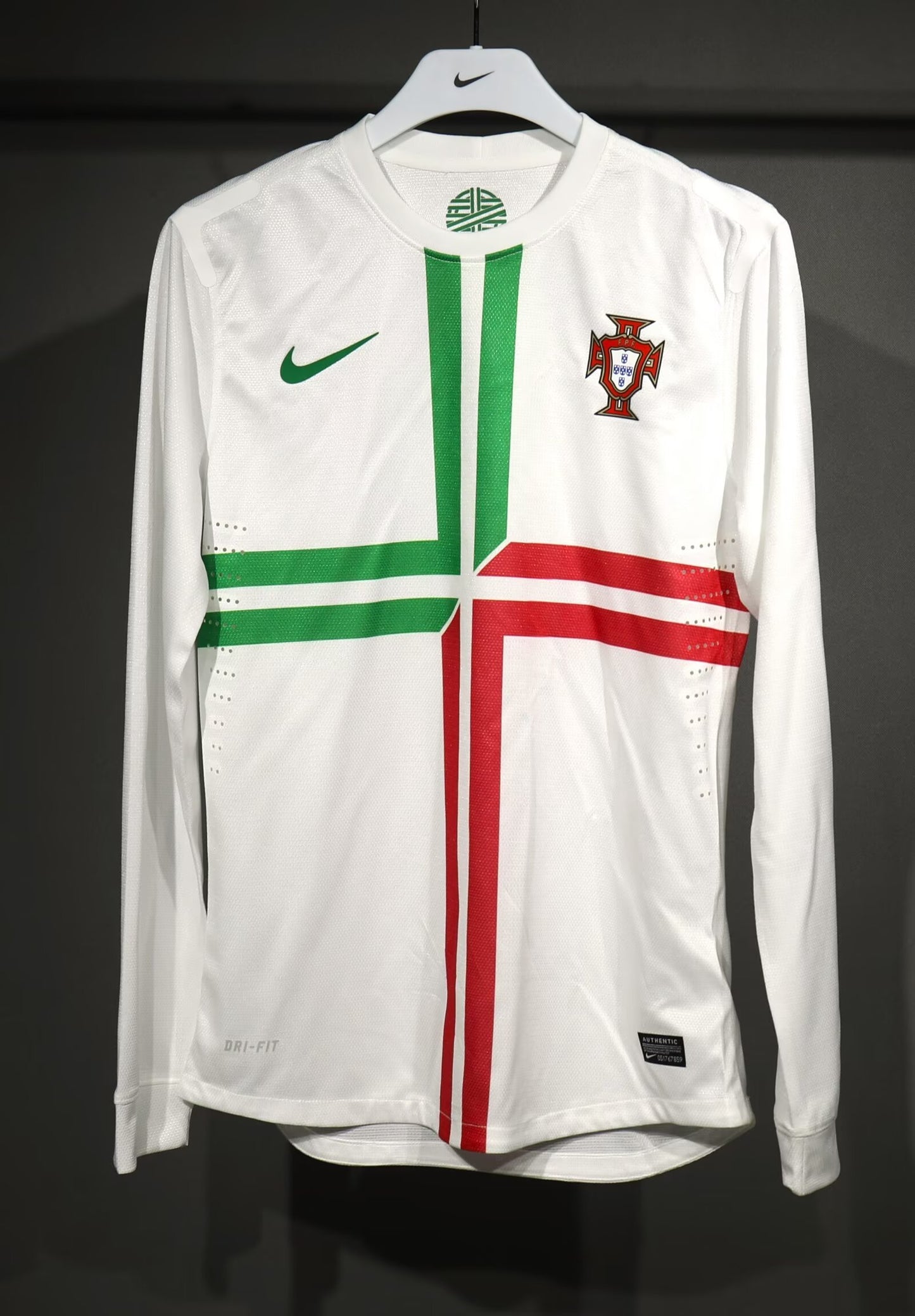 Retro 2012 Portugal away long sleeved Player Edition S-3XL