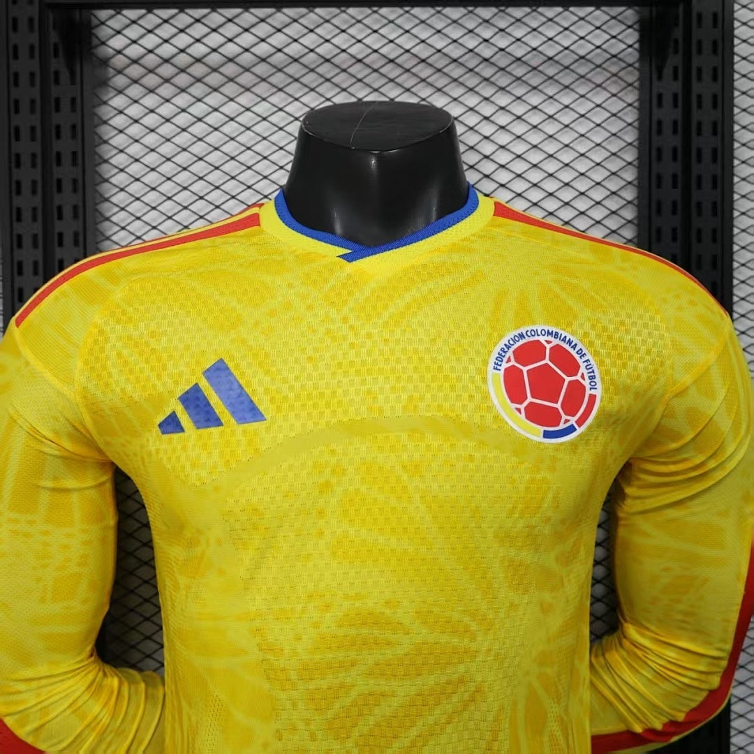 /26 Colombia Home Long Sleeve Player Edition S-XXL5