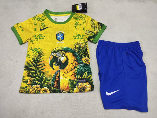 2026/27 Kids Brazil Special Edition Soccer Jersey&amp;Size 16-28