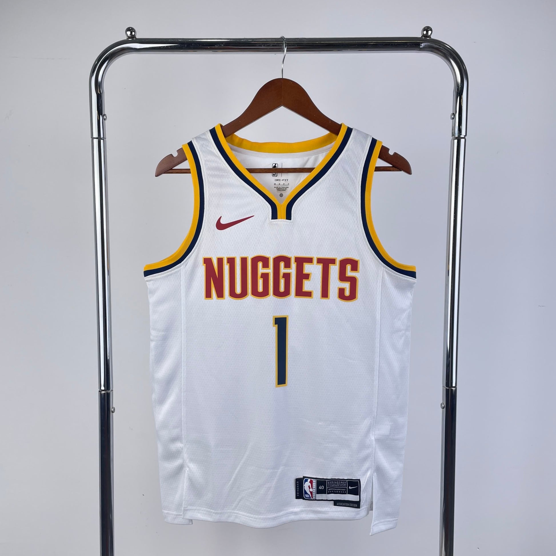 23 Season Nuggets White 1 # Porter