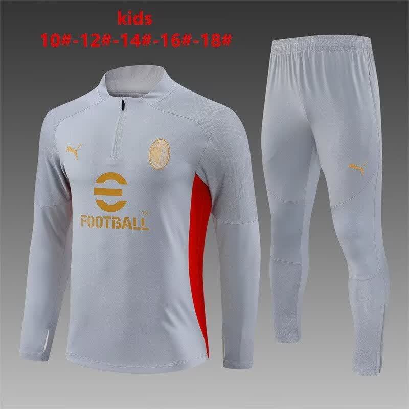 24/25 Kids # AC Milan Grey Size 10-18