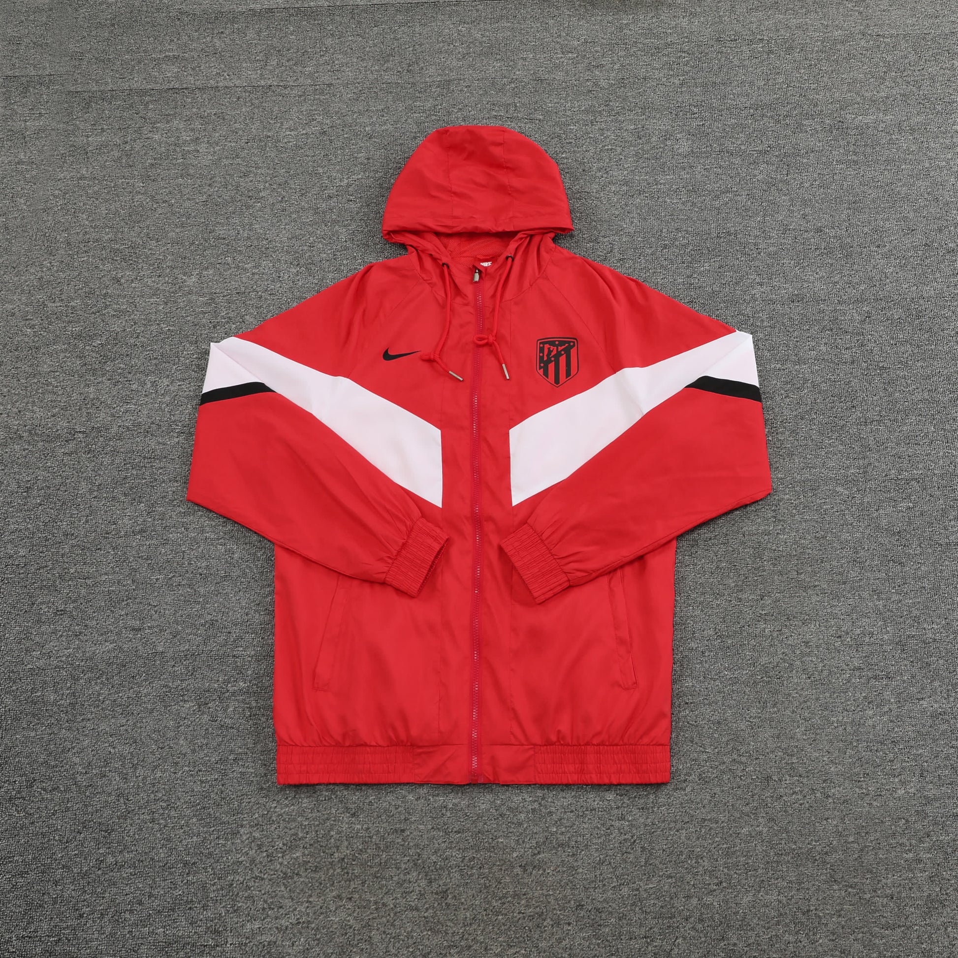 22 Atletico Madrid red windbreaker