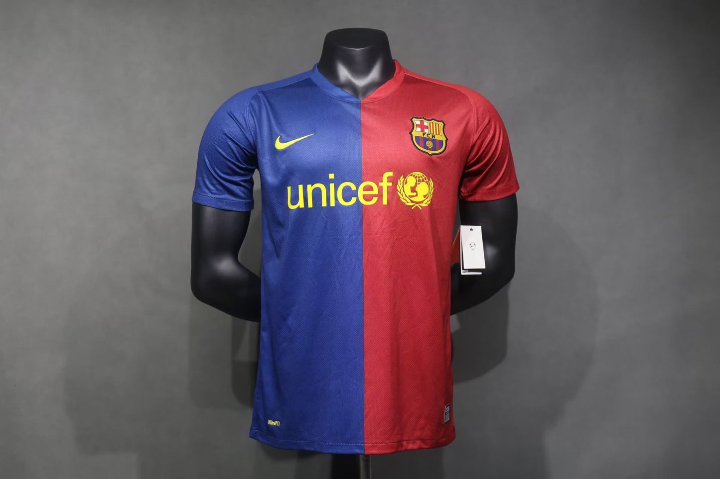 08/09 Barcelona Home Retro Player Edition S-3XL