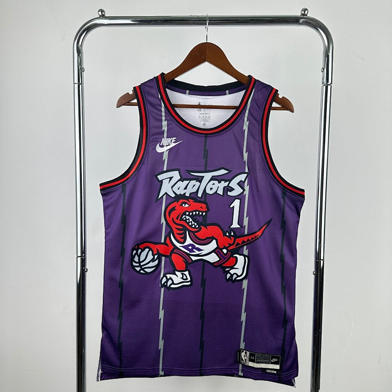 th season Raptors retro Purple 1#McGrady S-XXL6