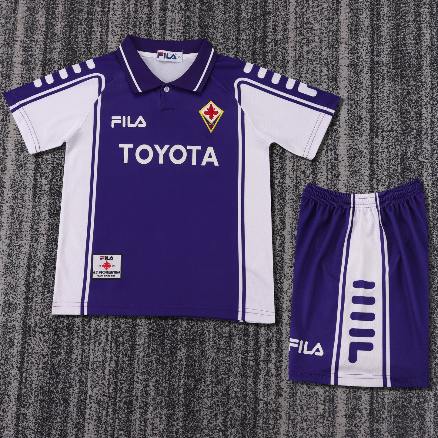 Retro Kids 1999/00 Fiorentina home size 16-28