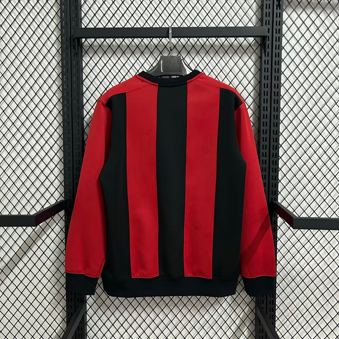 /26 AC Milan home red hoodie M-3XL3