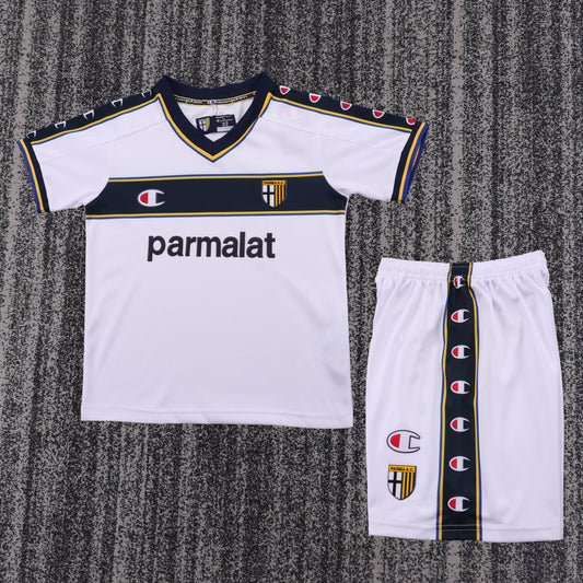 Retro Kids 2002/03 Parma Calcio 1913 Home Football Shirt&amp;Size16-28