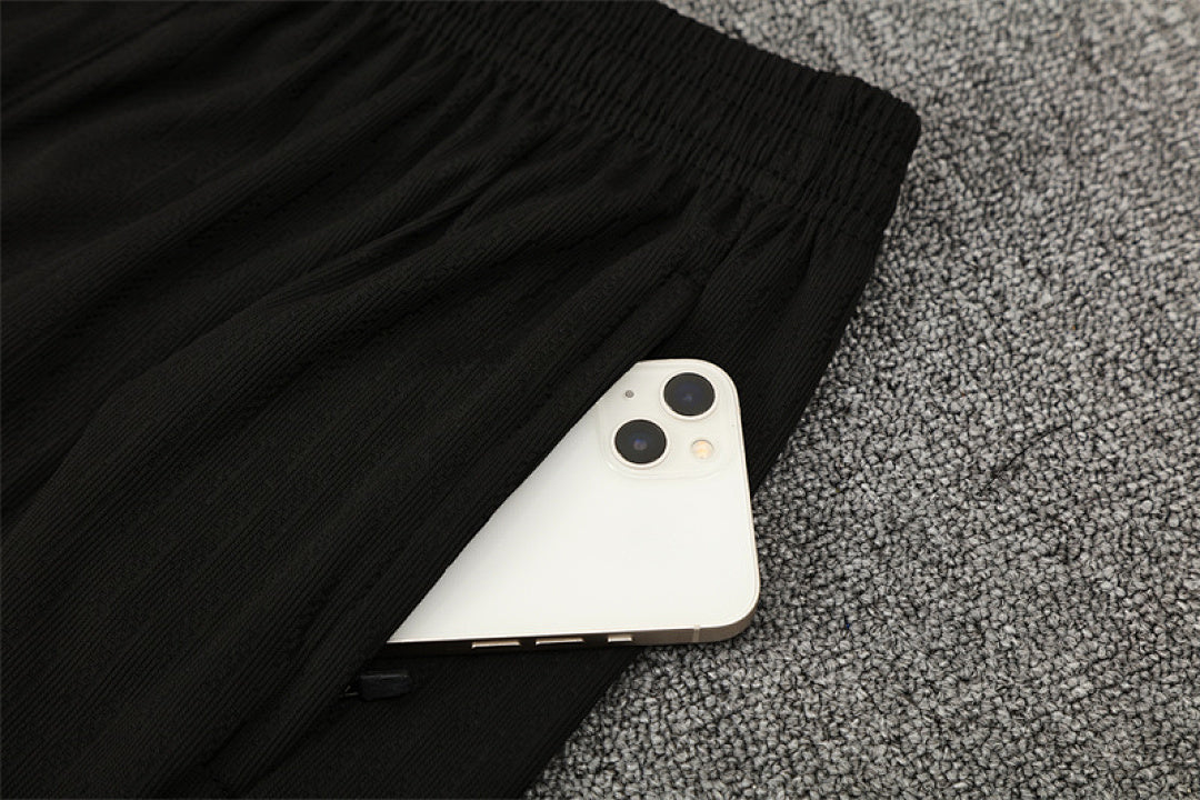 /26 France Black Half Pull Training Suit (Adults&amp;Kids)7