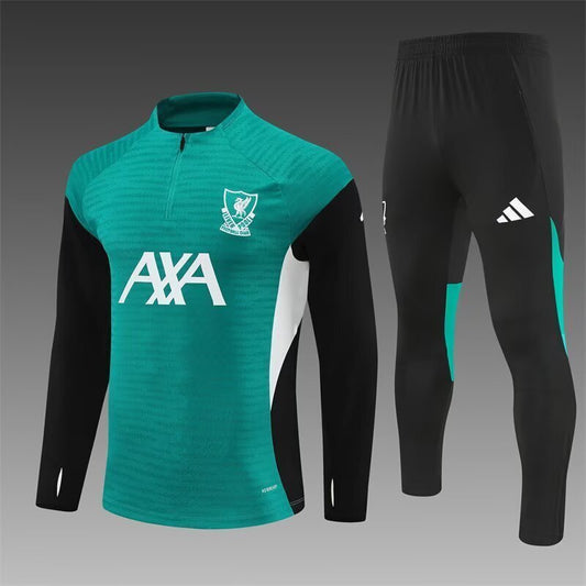 2025/26 LVP Green Half Pull Training Suit S-XXL