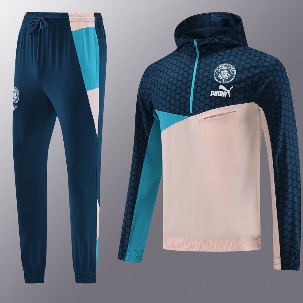 23/24 Manchester City Half Zip Windbreaker Set