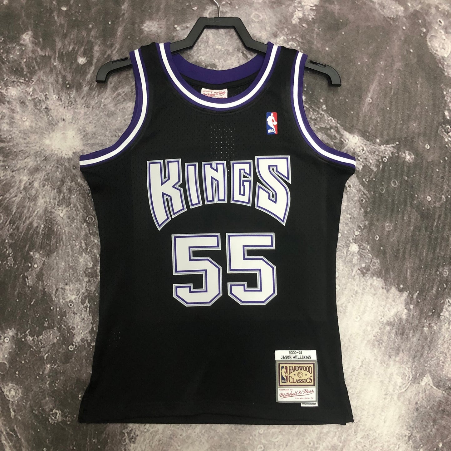 MN hot-pressed vintage jersey: SW Kings 01 season No.55 Williams