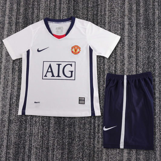 Retro Kids 08/09 Manchester United away size: 16-28