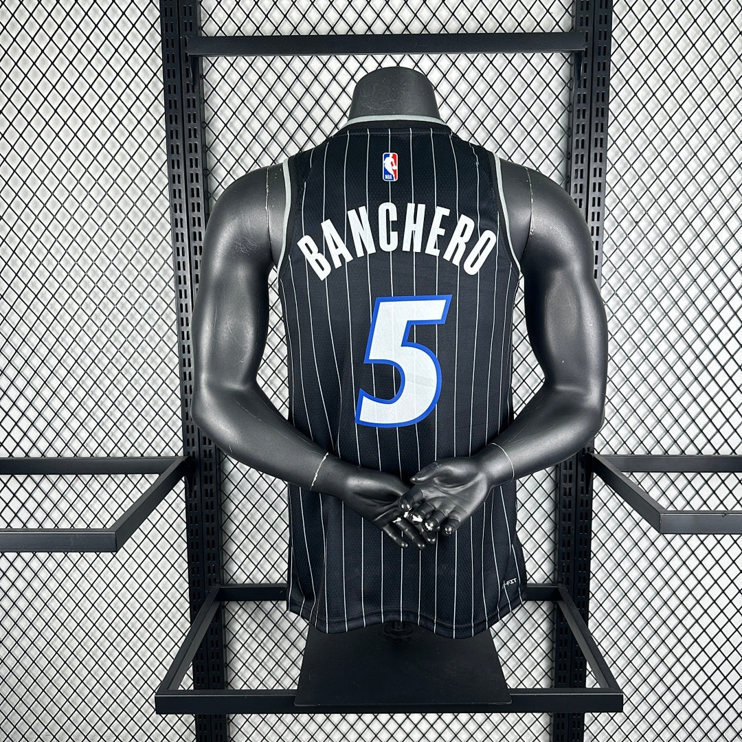 th Orlando Magic Flyers Limited Edition 5 # Banchero NBA Jersey S-XXL5