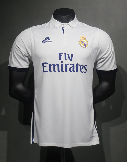 Retro 2016/17 Real Madrid Home Player Edition S-3XL