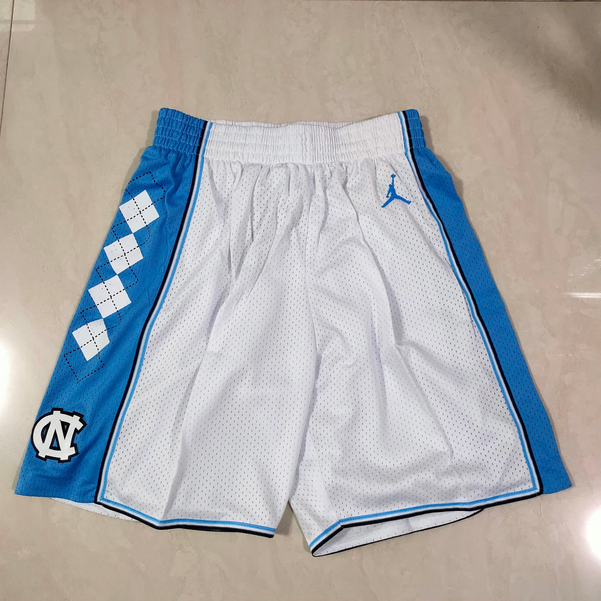 North Carolina White Shorts