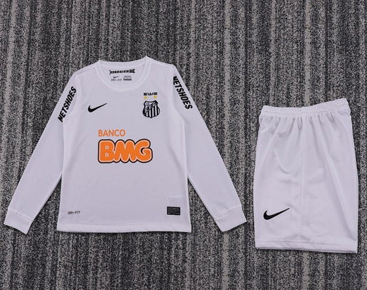Retro Kids 2012/13 Santos home long sleeved football shirt&amp;Size16-287