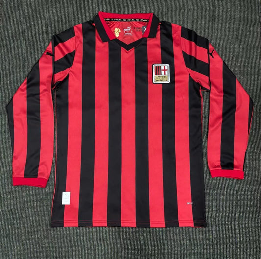 24/25 Long Sleeve AC Milan 125th Anniversary Goalkeeper Commemorative Edition Red S-XXL