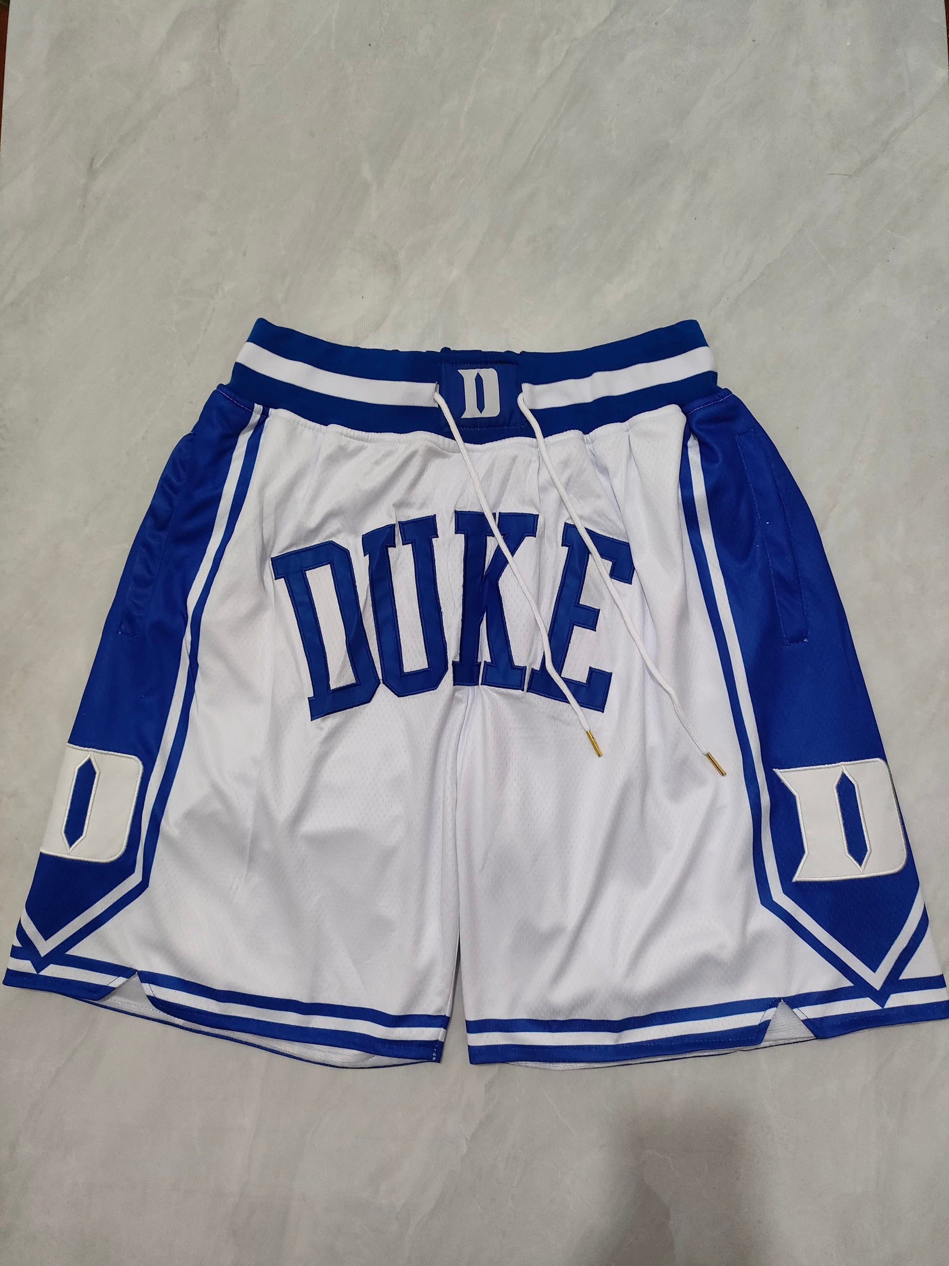 Duke white pocket shorts S-XXL