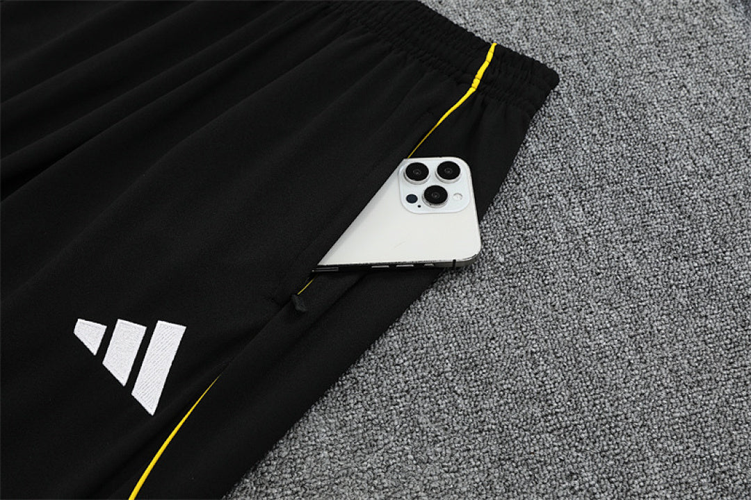 /26 Real Madrid White Half Pull Training Suit (Adults&amp;Kids)7