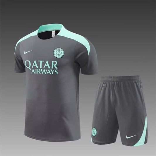 24/25 PSG dark gray with light blue short sleeved S-XXL