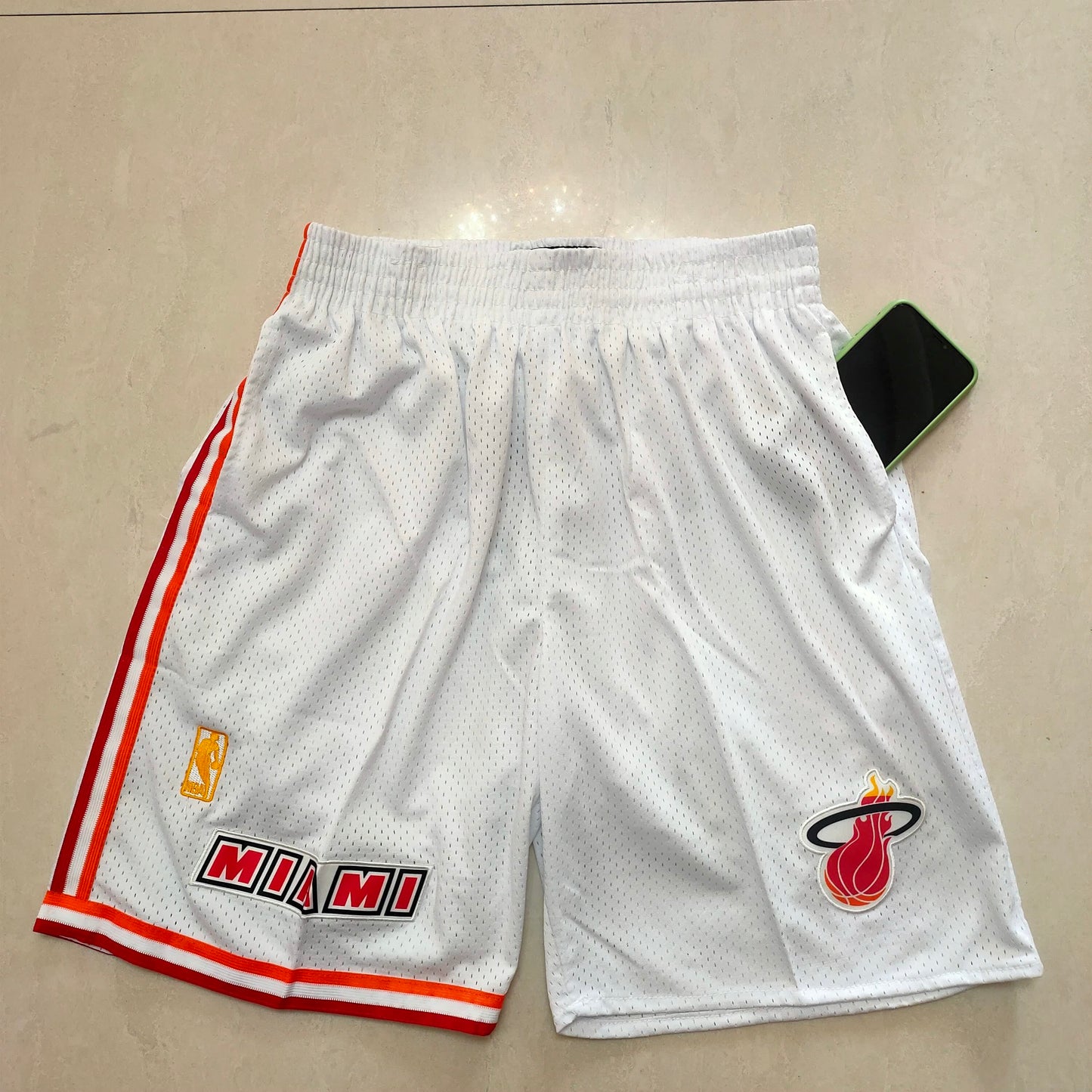 Heat White MN Side 2 Pocket Shorts