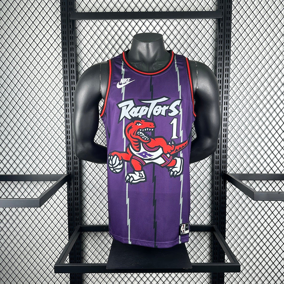 th season Raptors retro Purple 1#McGrady S-XXL6