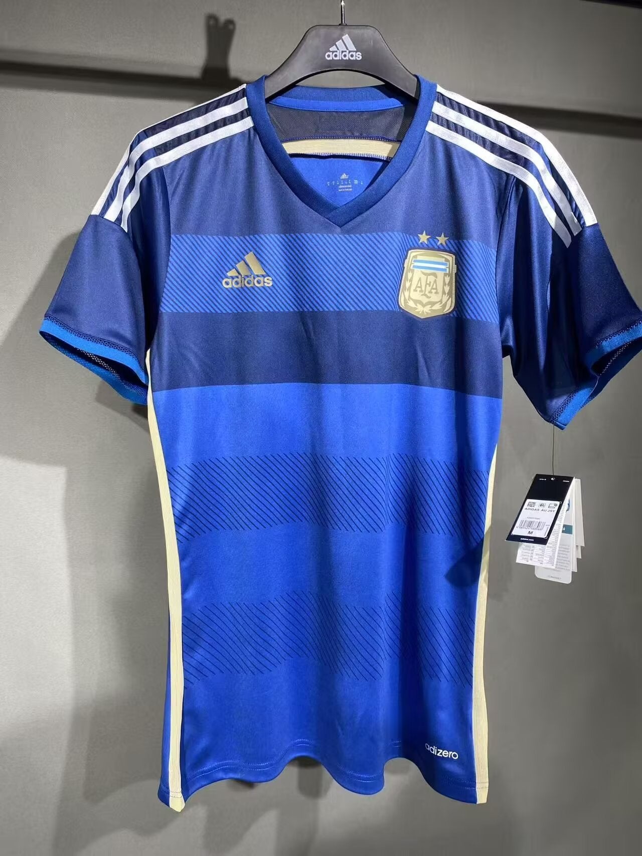 Retro 2014 Argentina away player edition S-3XL