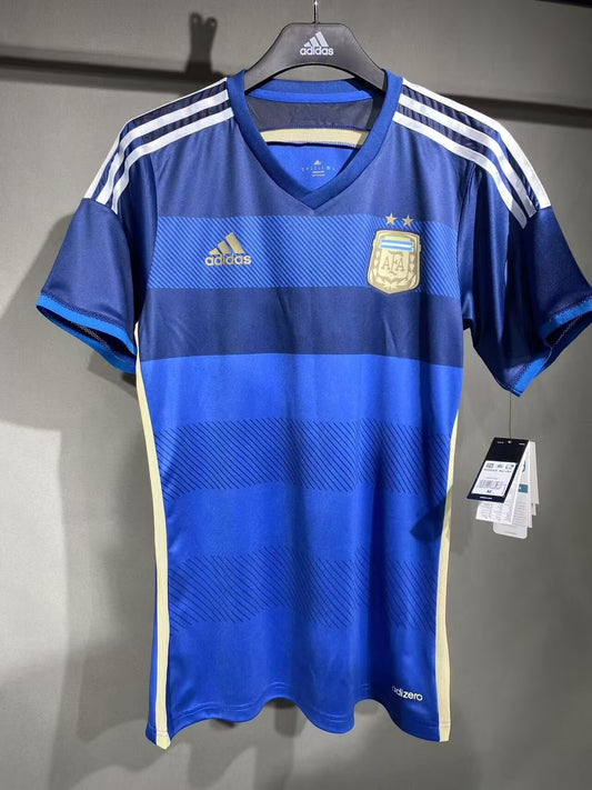 Retro 2014 Argentina away player edition S-3XL