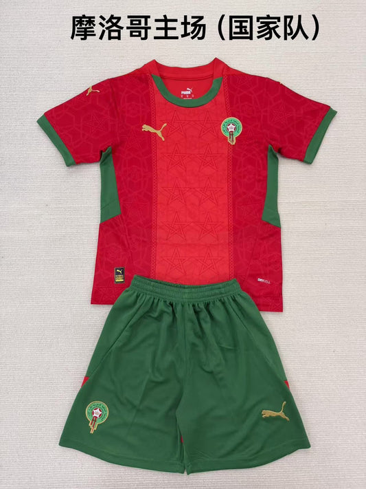 24/25 Morocco Home 【 Adults # Kids 】
