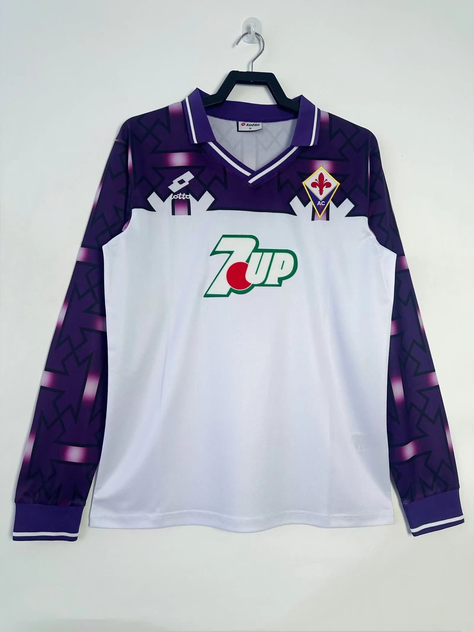 Retro 1992/93 Fiorentina away long sleeved S-XXL