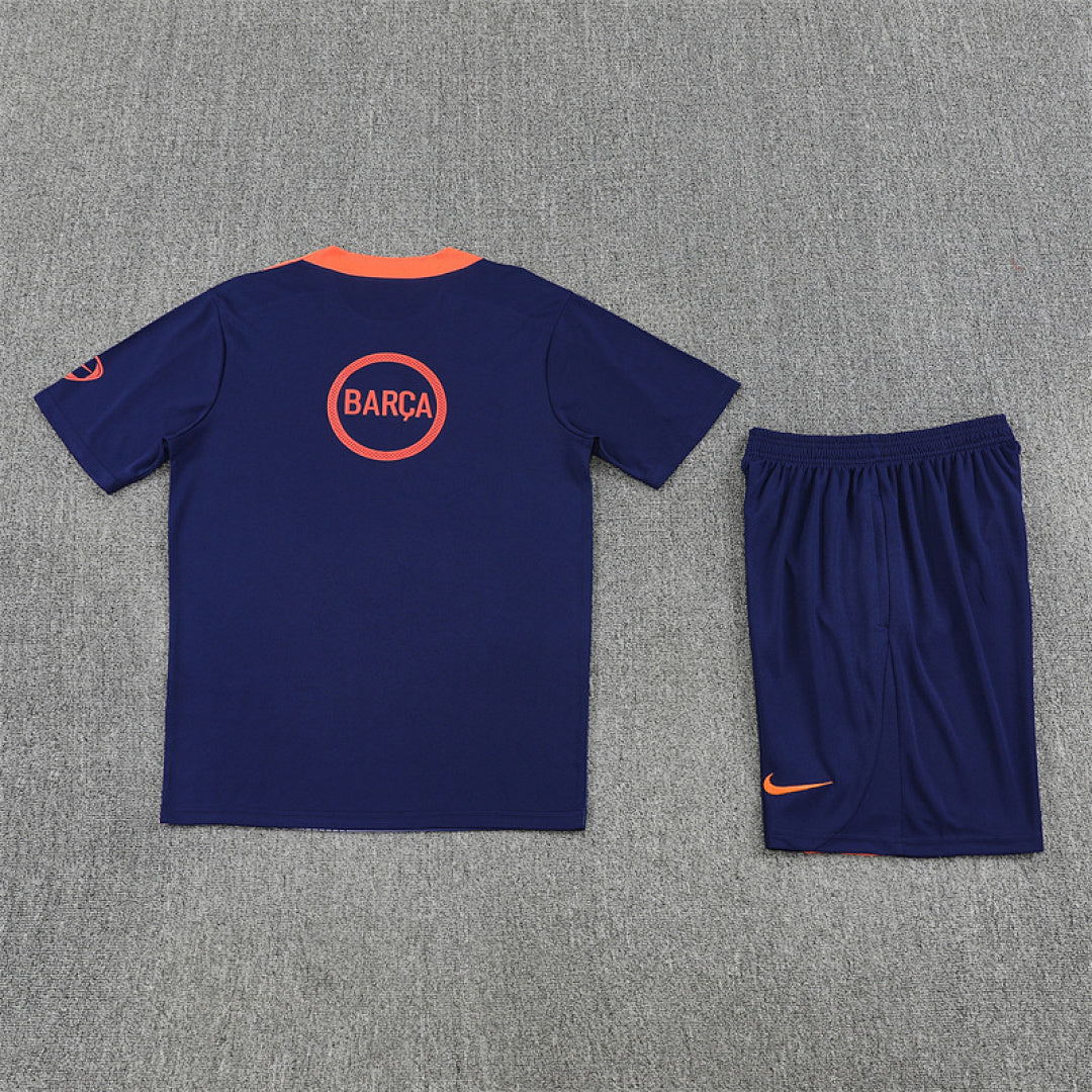 /26 Barcelona Royal Blue Training Suit (Adults and Kids)8