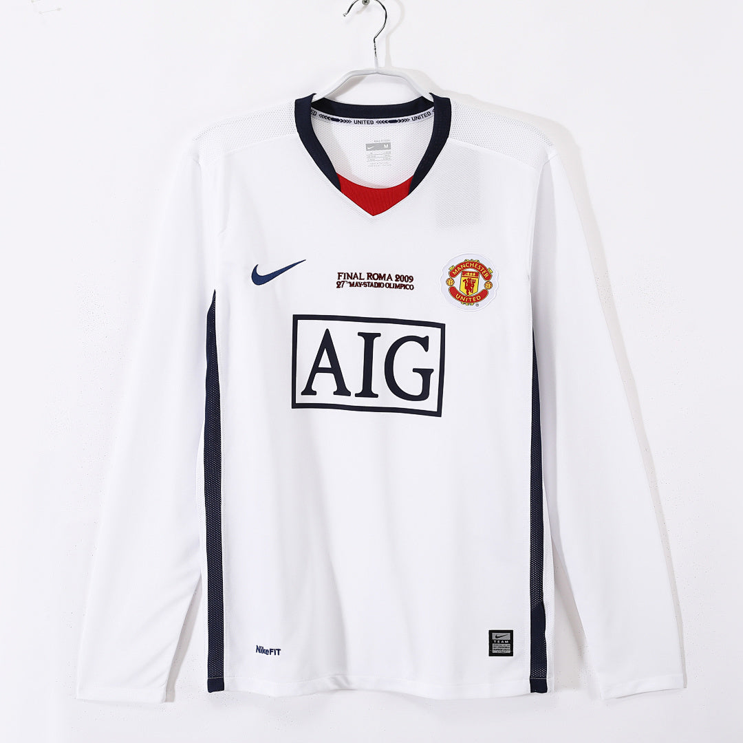 Retro 2008/09 Manchester United away UEFA Champions League long-sleeved shirt S-XXL6