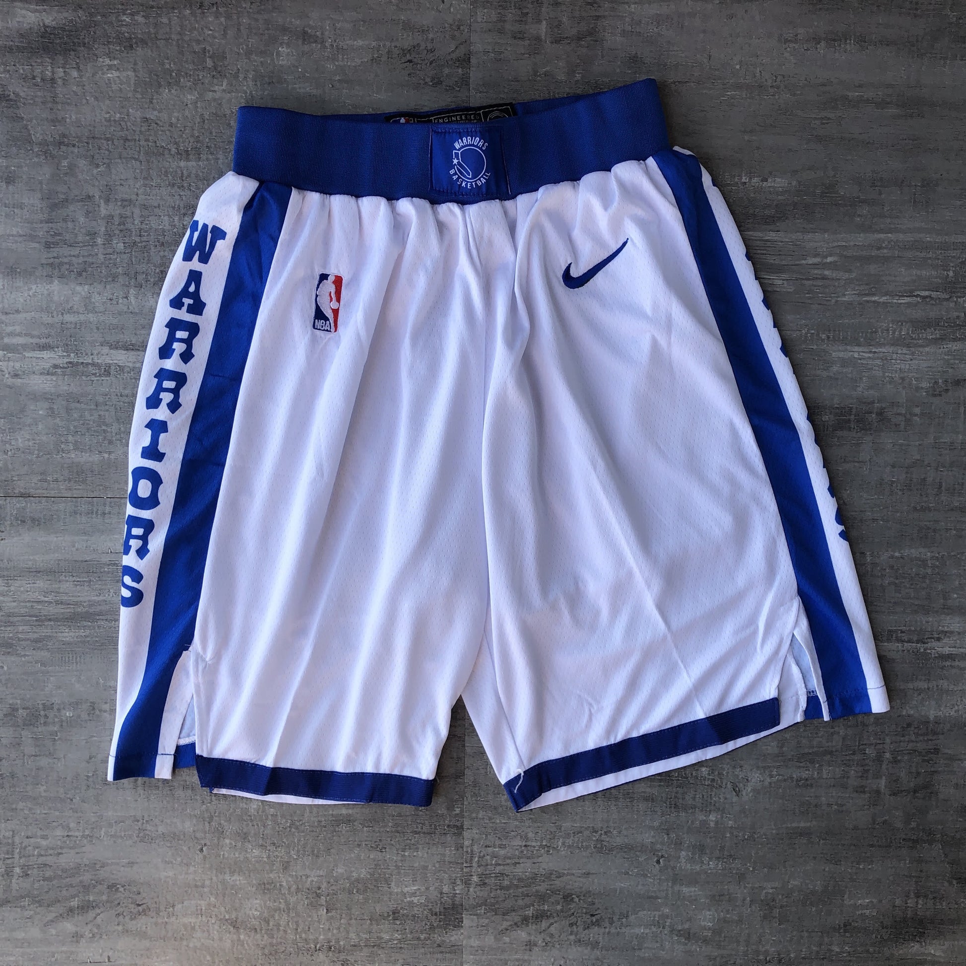 Warriors Retro White Pants