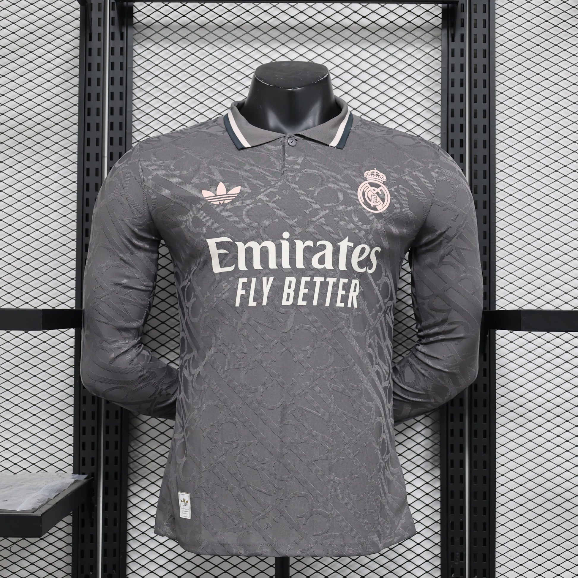 24/25 long sleeved Real Madrid second away player version S-XXL