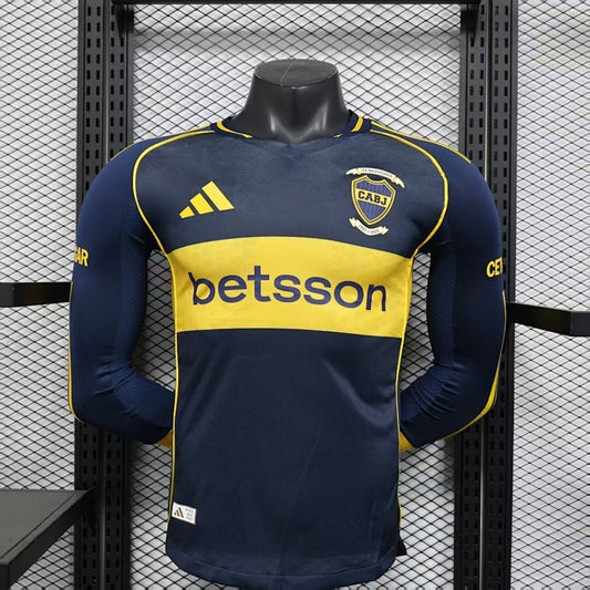 /26 Boca Juniors Home Long Sleeve Player Edition S-XXL5