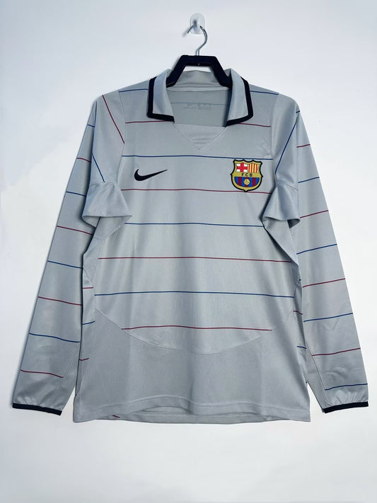 Retro 2003/04 Barcelona away long sleeved S-XXL