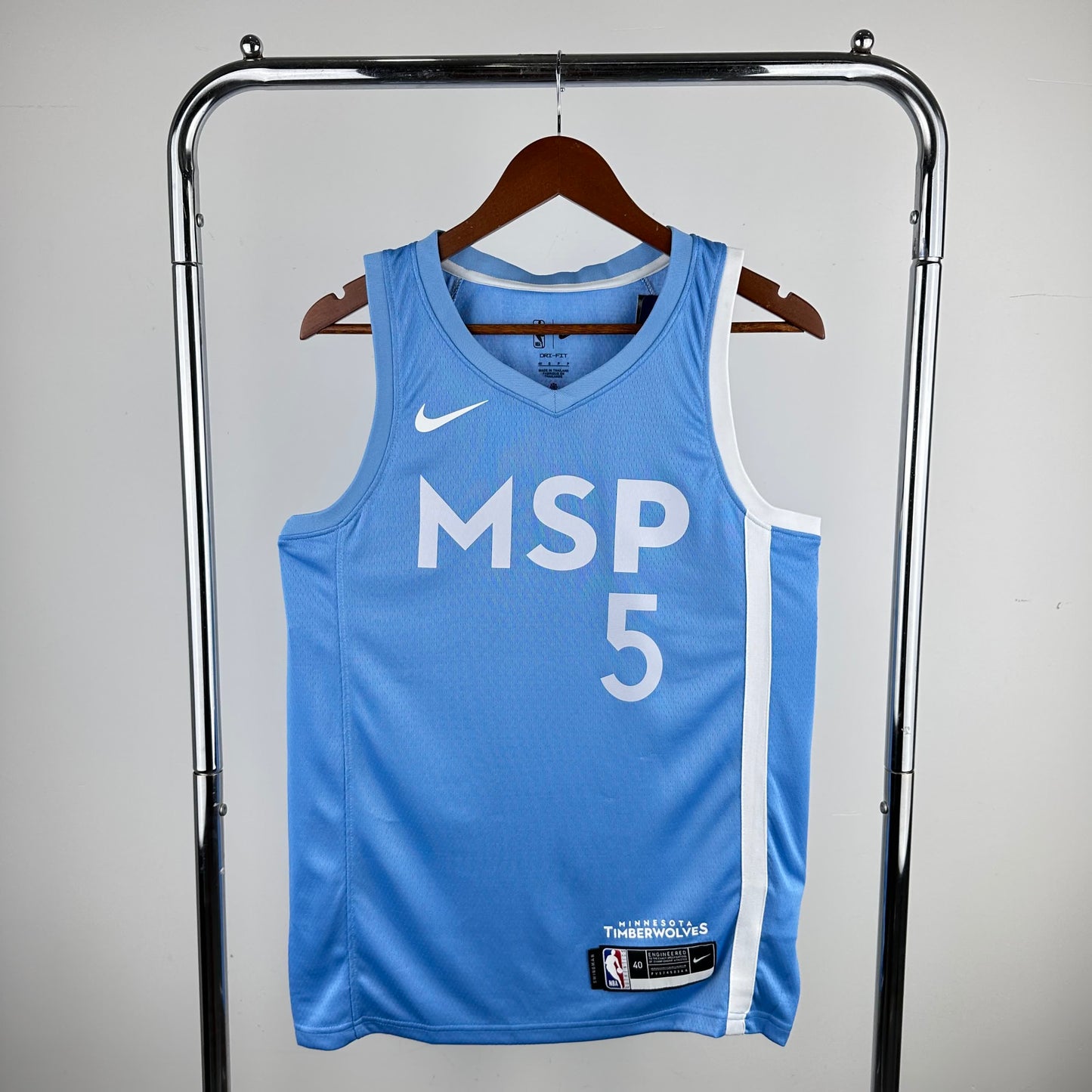 Timberwolves North Carolina No. 5 # Edwards