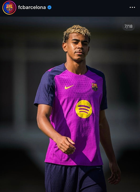 /26 Barcelona Training Uniform (Purple) Player Edition S-3XL6