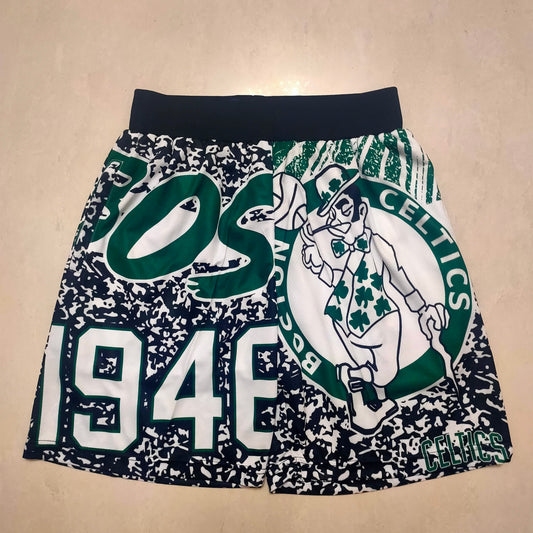 Celtics MitchellNessMN Team Logo Sports Shorts