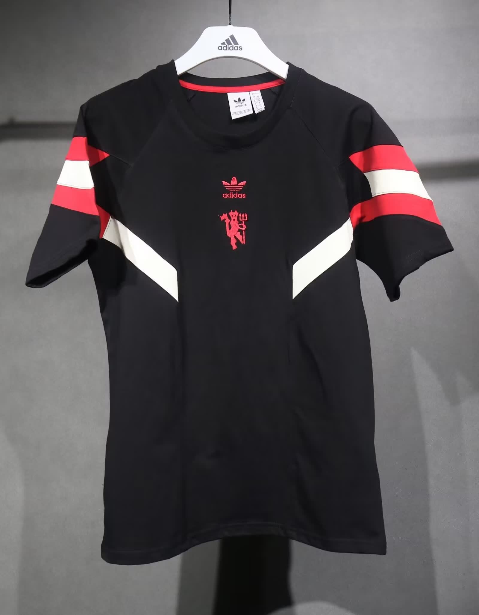 24/25 Manchester United Black Cotton T-shirt S-XXL