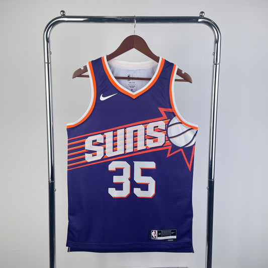 24 Season Phoenix Suns Away Purple 35 # Durant