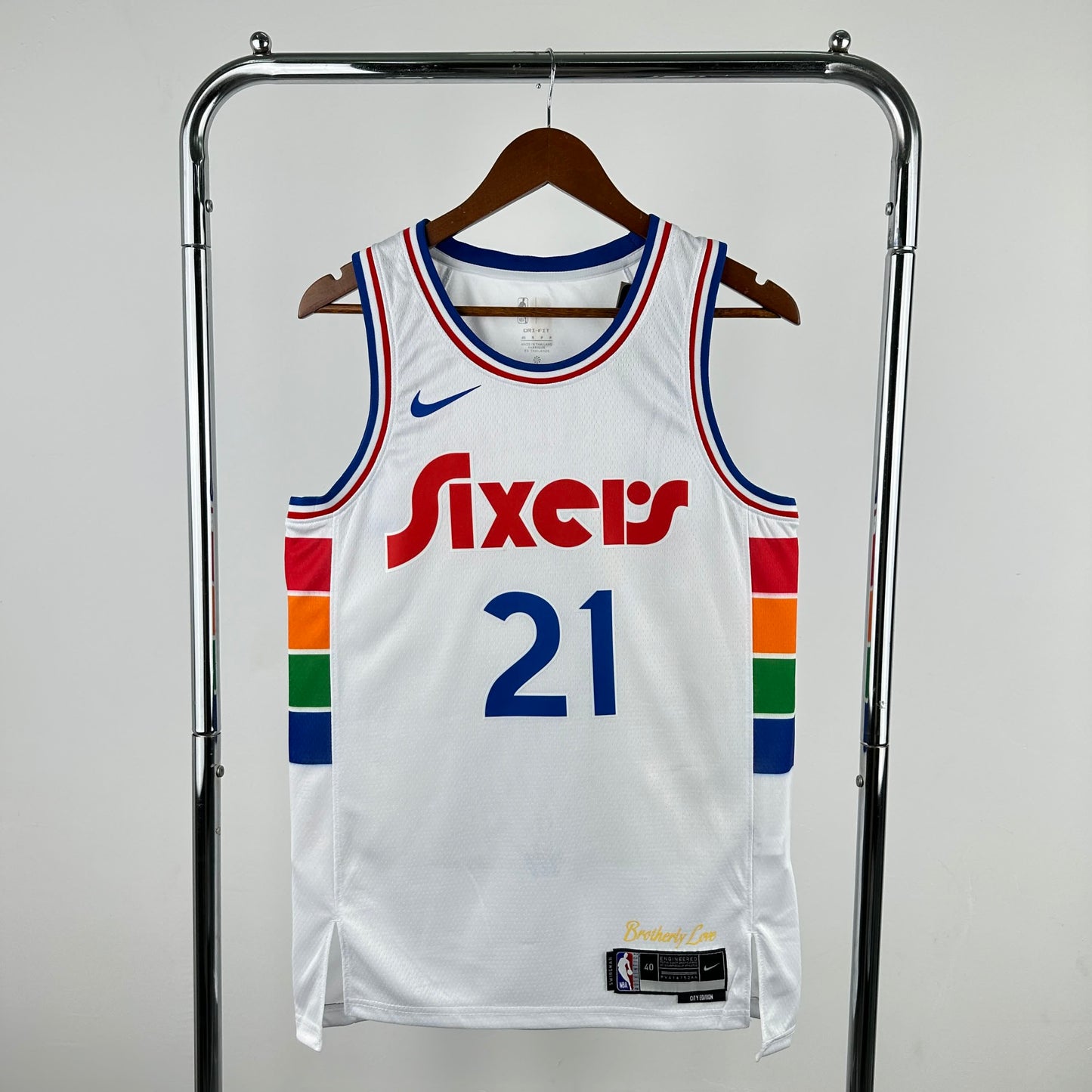 Season 25 76ers City Edition 21#Embiid S-XXL